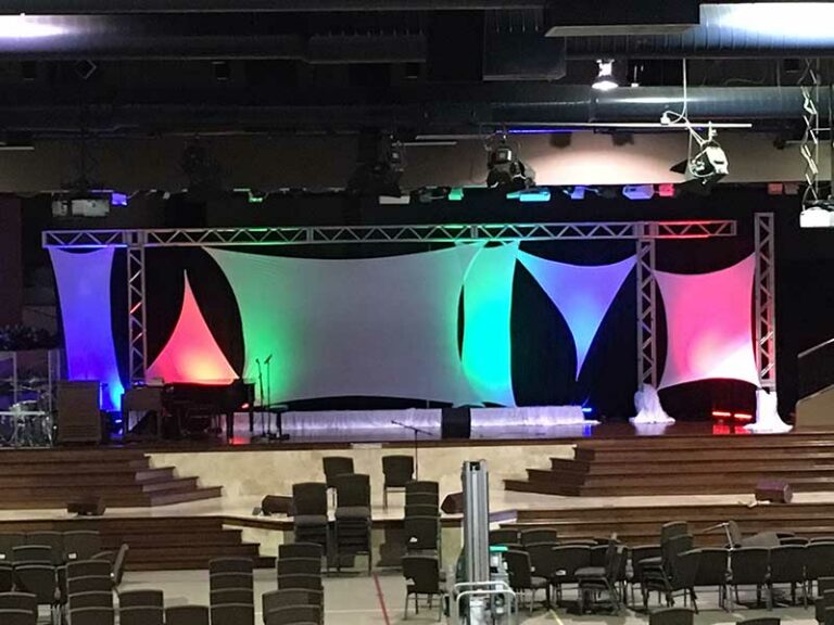 Trussing-Uplighting
